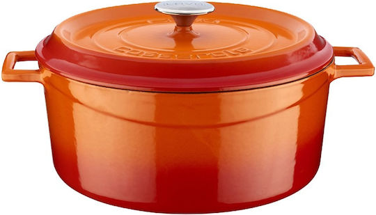 Lava Deep Pot made of Cast Iron 6.7lt / 28cm