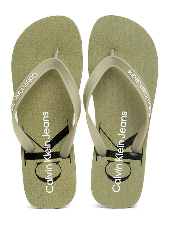Men's Flip Flops Khaki