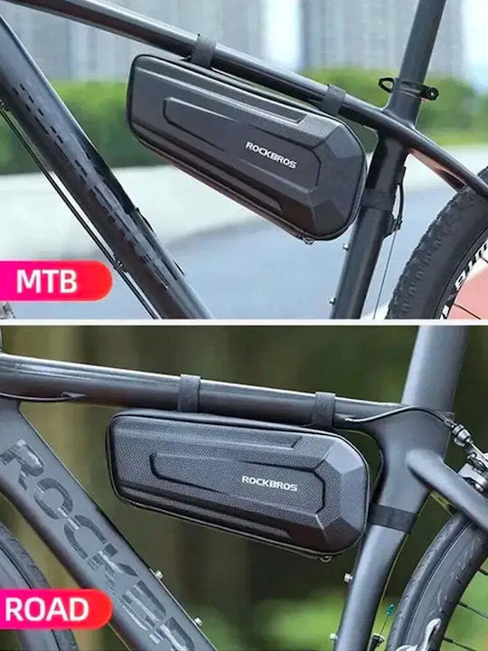 Rockbros B67 Wasserdichte Fahrradtasche für Rahmen - Schwarz