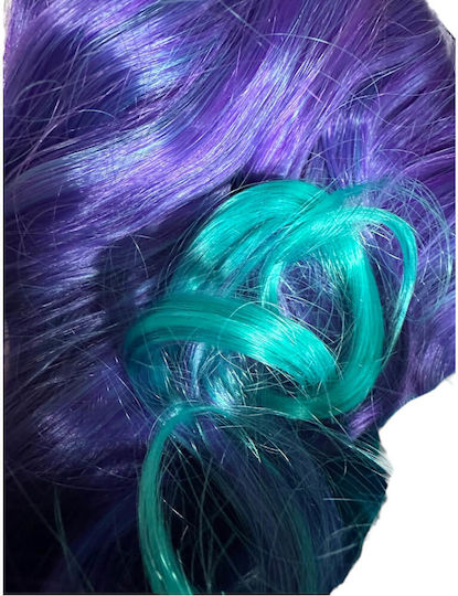 Hairpieces with Clip in Purple Color 60cm
