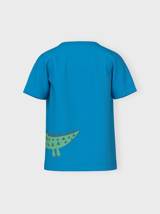 Παιδικό T-shirt Swedish Blue Bird And Crocodile