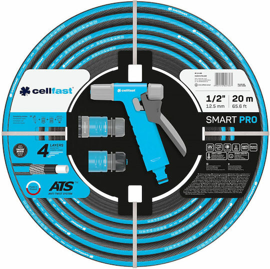 Cellfast Hose Watering Set Smart Pro Ats 1/2" 20m
