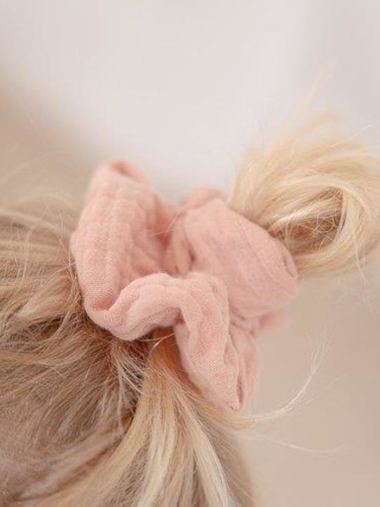 Little Dutch Σετ 3 Λαστιχάκια Μαλλιά White Meadows Sunshine Checks Flower Pink