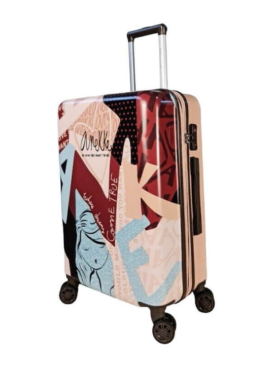 Anekke Hollywood Love To Share Medium Pink Suitcase