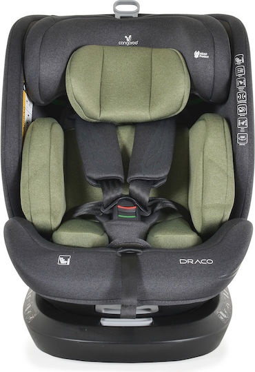 Cangaroo Draco Baby Car Seat i-Size with Isofix Olive Green 0-36 kg