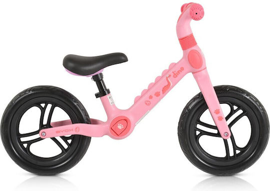 Byox Kids Balance Bike Dino Pink