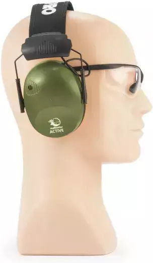 Ηλεκτρονικές Ωτοασπίδες Realhunter Active Pro & Γυαλιά Προστασίας Olive Green