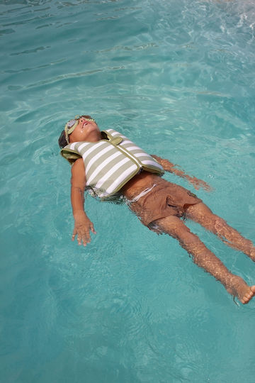 Sunnylife Kinder-Schwimmweste Grün Into The Wild Khaki