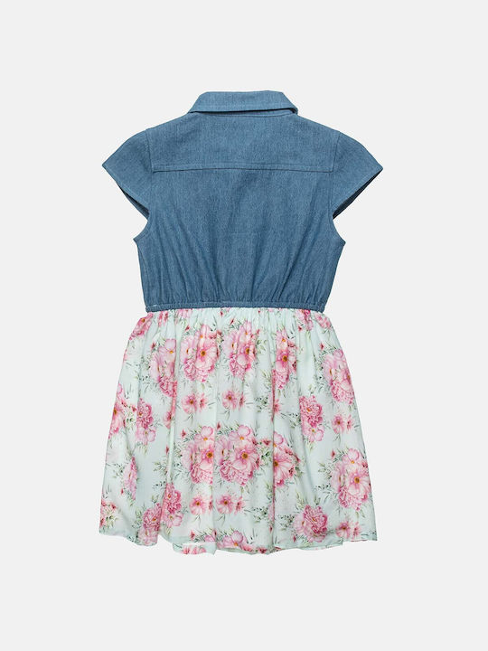 Alouette Kids Dress Denim Floral