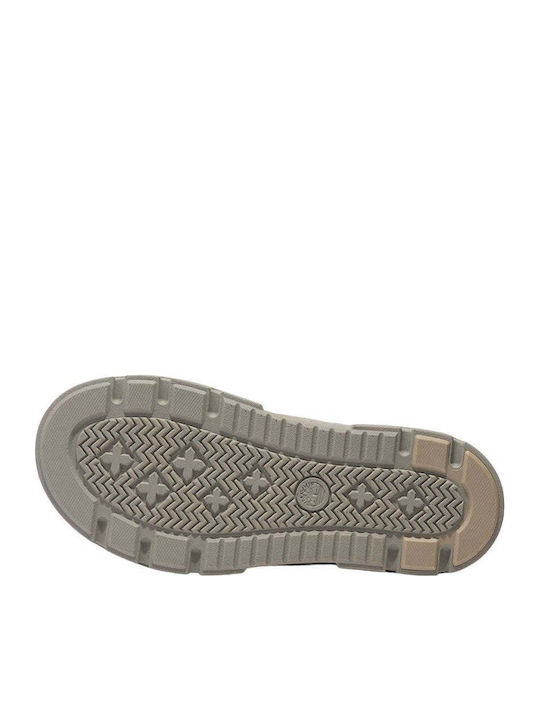 Greyfiled Sandal Δερμάτινα Γυναικεία Σανδάλια Μπεζ