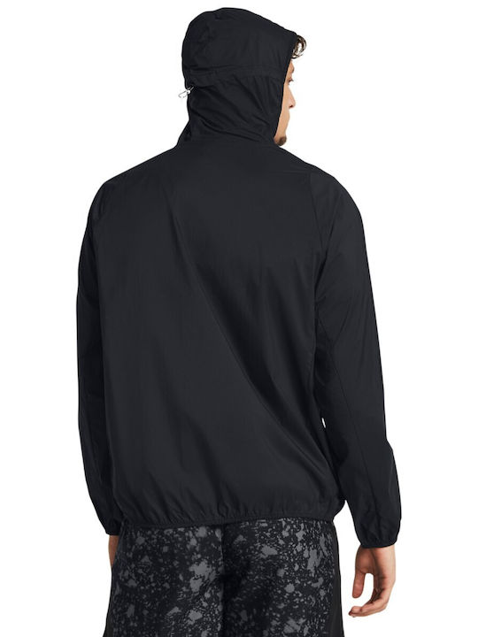 Under Armour Herren Sweatshirt Jacke mit Kapuze Schwarz