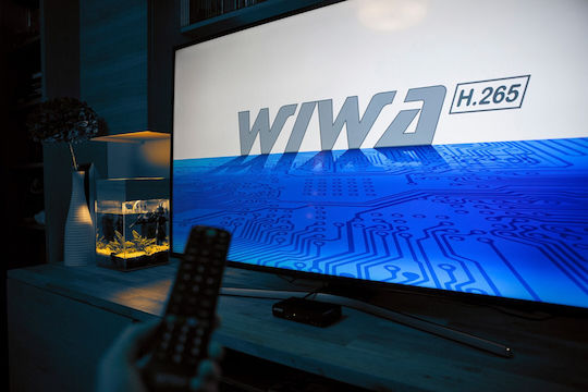 WIWA H.265 2790Z Mpeg-4 Digital Receiver High Definition (720p) with PVR (Record to USB) Connectivity SCART USB