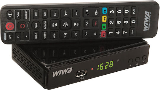 WIWA H.265 2790Z Mpeg-4 Digital Receiver High Definition (720p) with PVR (Record to USB) Connectivity SCART USB