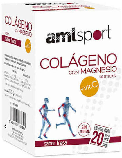 Amlsport Collagen Magnesium & Vit C με Βιταμίνη C και Μαγνήσιο 20 ταμπλέτες