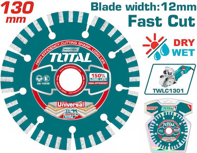 Total TAC2111301 Cutting Disc Construction Materials Hole Diameter 130mm 25pcs