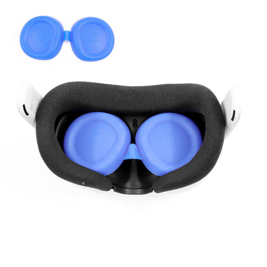 Meta Protector Lenses for Meta Quest 3 in Red Color