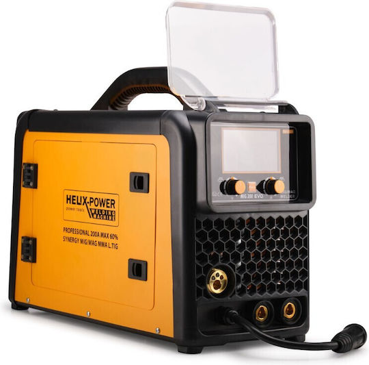 Helix Welding Machine MIG / MAG / TIG with Maximum Welding Current 200A and Duty Cycle 60%
