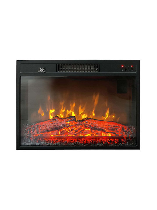 ElectricSun Επιδαπέδιο Ηλεκτρικό Τζάκι 10W 58.5x102cm Μαύρο