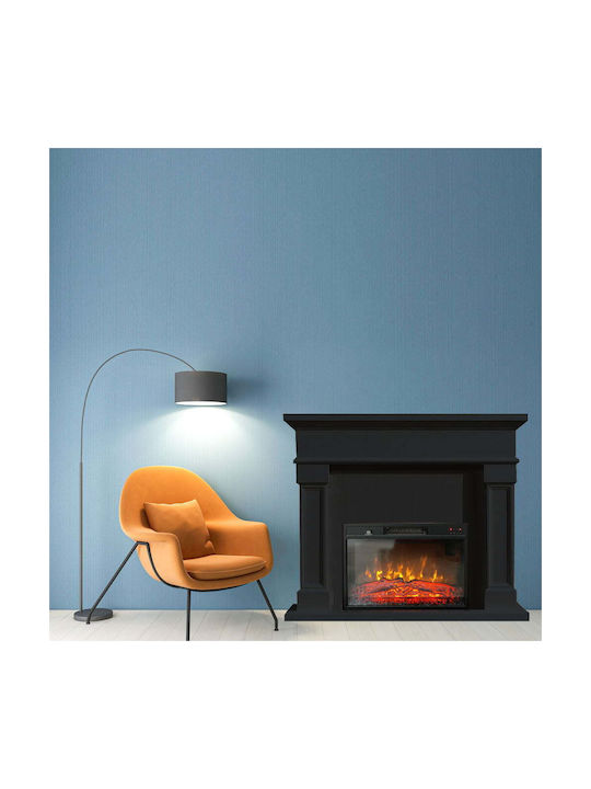 ElectricSun Επιδαπέδιο Ηλεκτρικό Τζάκι 10W 58.5x102cm Μαύρο