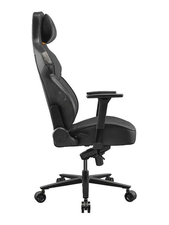Cougar NxSys Aero Black Καρέκλα Gaming Δερματίνης με Ρυθμιζόμενα Μπράτσα και RGB Φωτισμό Μαύρη