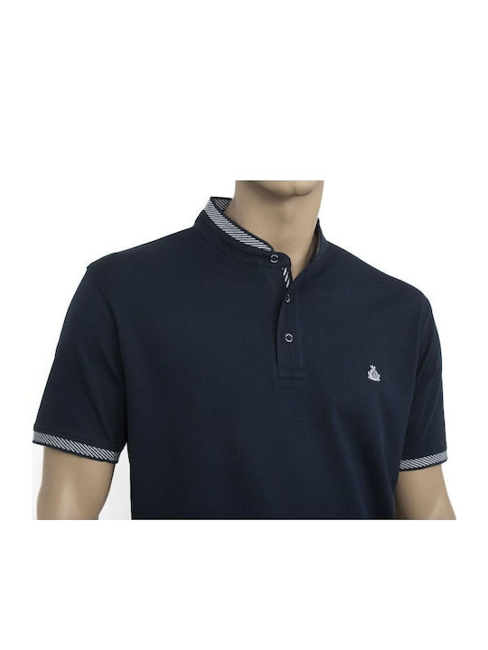 Short Sleeve Blue Blouse