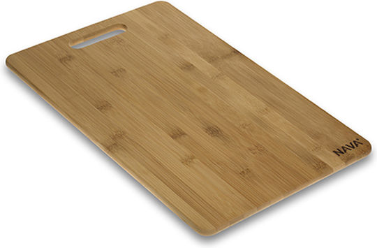 Nava Rectangular Wooden Chopping Board Beige 40x25.5cm