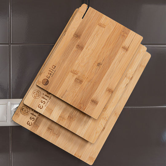 Estia Rectangular Bamboo Chopping Board Beige 39x28cm