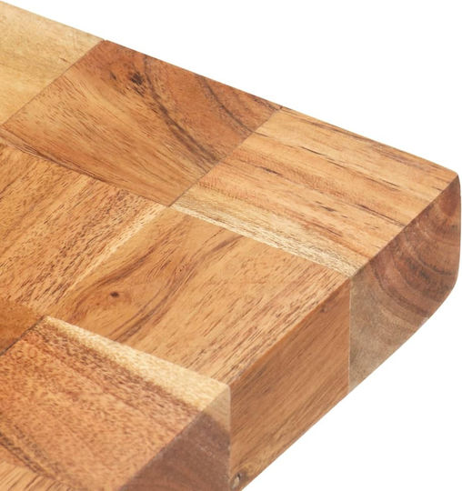 vidaXL Επιφάνεια Κοπής Ξύλινη Καφέ 50x34cm