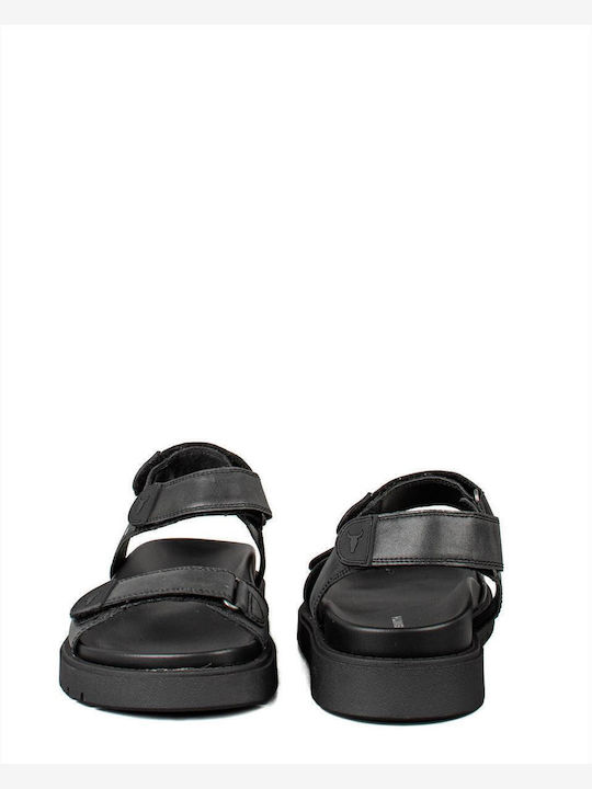 Ramsey Leather Men's Sandals in Black Color