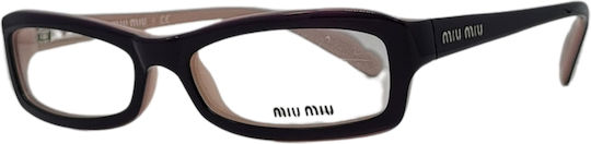 Miu Miu Γυναικείος Κοκκάλινος Σκελετός Μωβ MU 09FV 7UO1O1