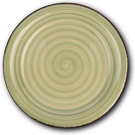 Nava Lines Πιάτο Βαθύ Κεραμικό Oil Green με Διάμετρο 22cm