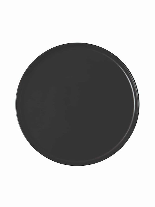 GTSA Midnight Teller Untiefe aus Porzellan Schwarz mit Durchmesser 21cm