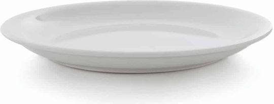 GTSA Teller Wüste aus Porzellan Weiß mit Durchmesser 18.5cm
