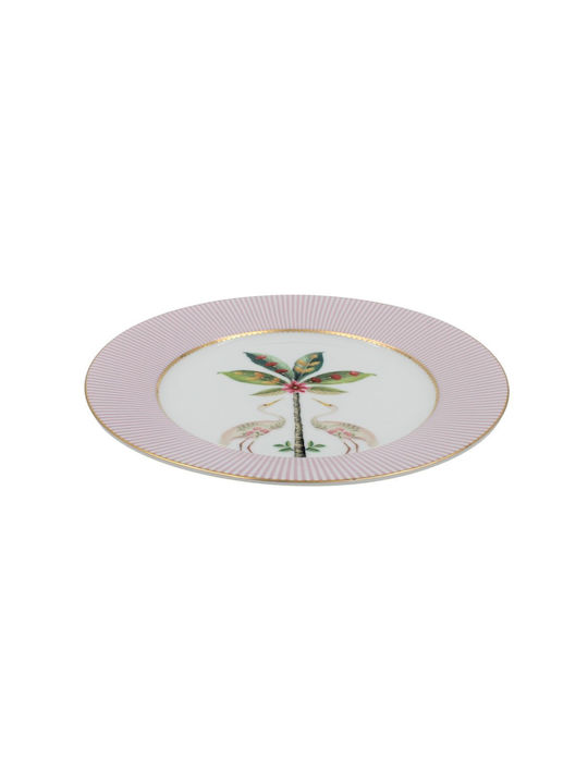 PiP Studio La Majorelle Teller Wüste aus Porzellan Rosa mit Durchmesser 21cm