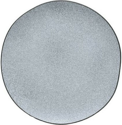 HFA Granite Πιάτο Γλυκού Οβάλ από Πορσελάνη Γκρι 18.7x18.3cm