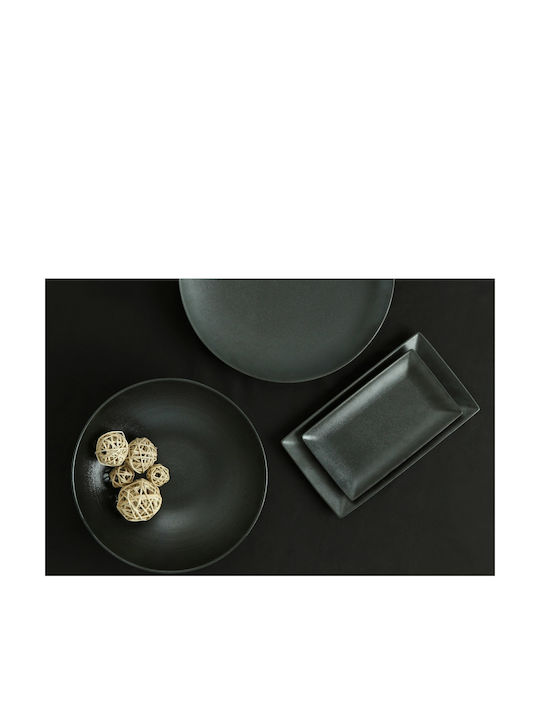 Maxwell & Williams Coupe Plate Desert made of Porcelain Black with Diameter 21cm