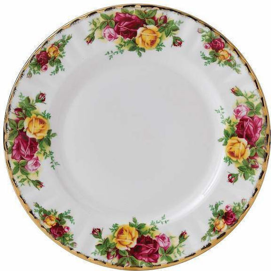 Royal Albert Плодова чиния Old Country Roses Чиния Пустинята от Порцелан Многоцветен с Диаметър 21см