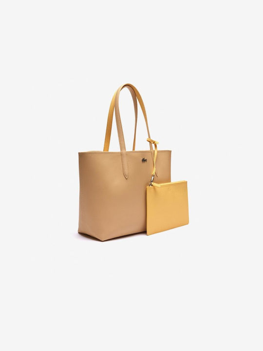 Set Women's Bag Shopper Shoulder Beige