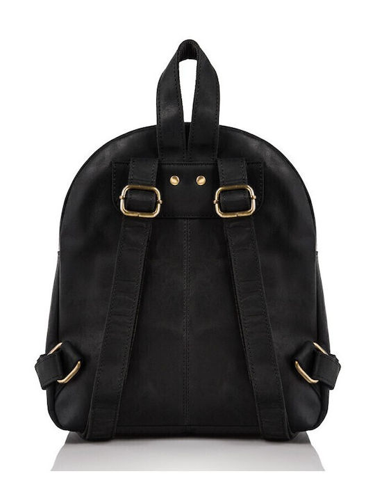 Set Leather Women's Bag Backpack Black