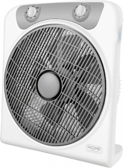 Hoomei Box Fan 40W Fan Diameter 30cm White