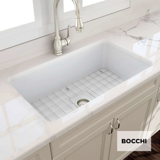 Bocchi 1362 Υποκαθήμενος Πορσελάνινος Μ81xΠ48cm Λευκός Bocchi 1362 Υποκαθήμενος Πορσελάνινος Μ81xΠ48cm Λευκός