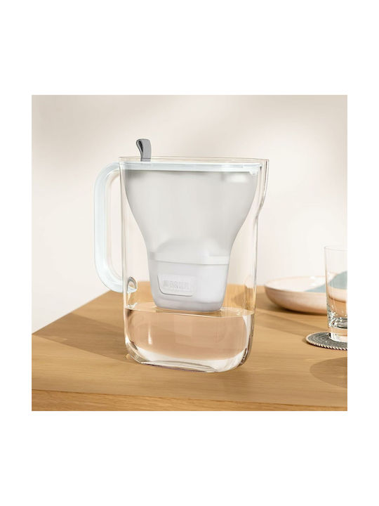 Brita Maxtra Κανάτα Σερβιρίσματος Πλαστική Grey με Φίλτρο 2400ml