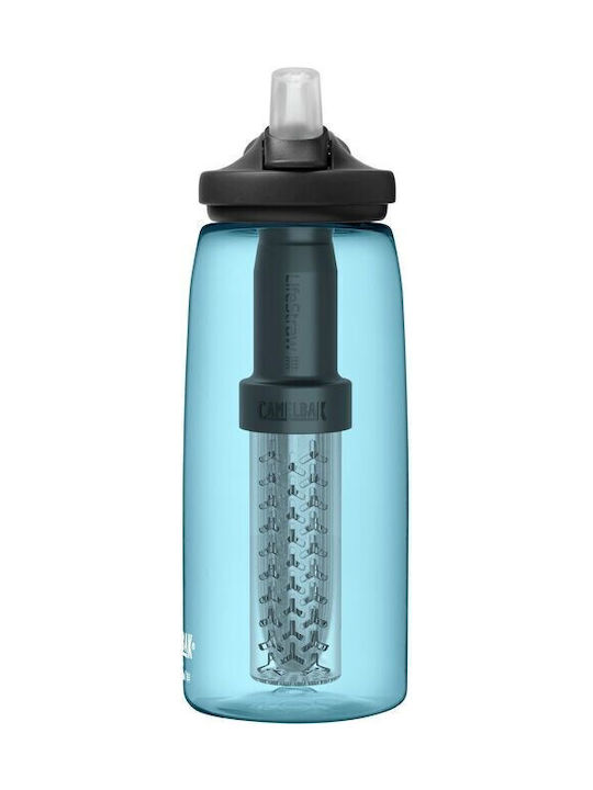 Camelbak Eddy+ Glas Wasserflasche Mit Schraubdeckel Blau 1000ml