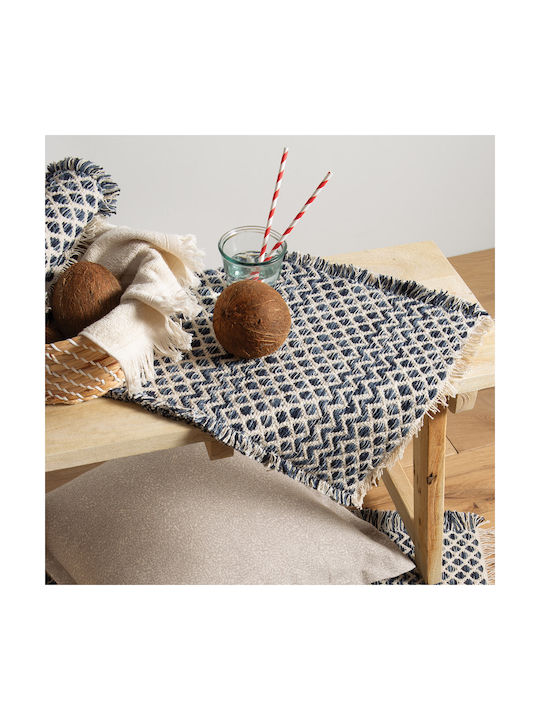 Nef-Nef Homeware Σουπλά Μπλε 48x33cm