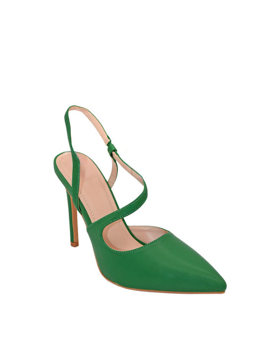Morena Spain Stiletto Green High Heels