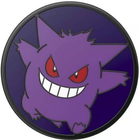 PopSockets Popgrip for Mobile Phone Enamel Glow in the Dark Gengar