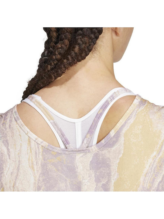 Performance Γυναικείο Αθλητικό T-shirt Πολύχρωμο