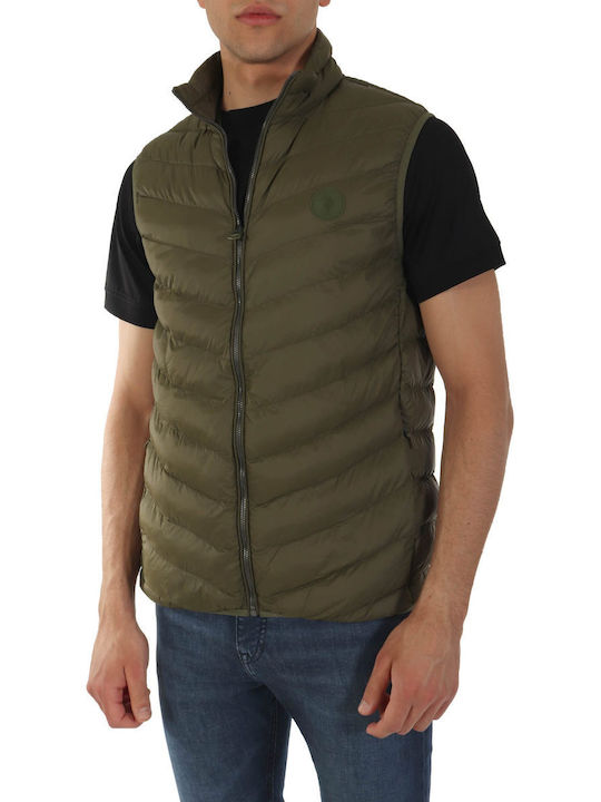 U.S. Polo Assn. Men's Sleeveless Jacket Khaki