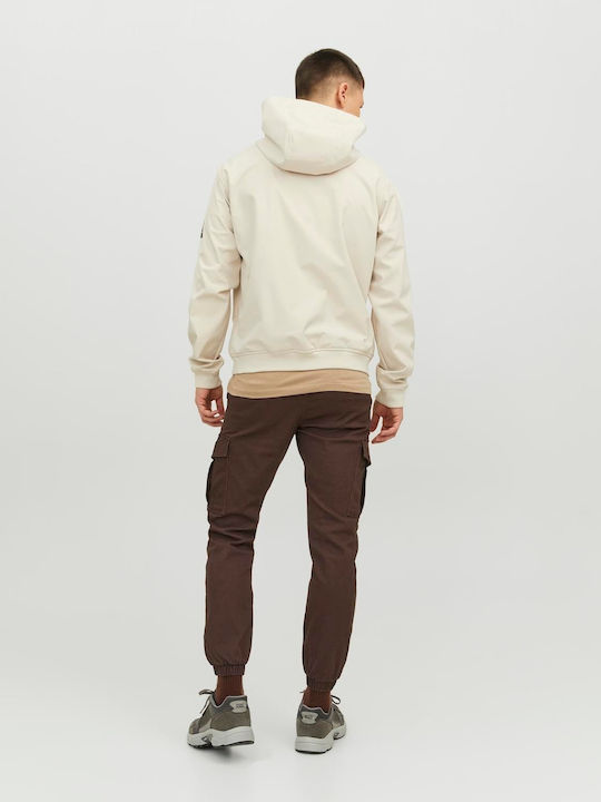 Winter Jacket Softshell Waterproof and Windproof Ecru