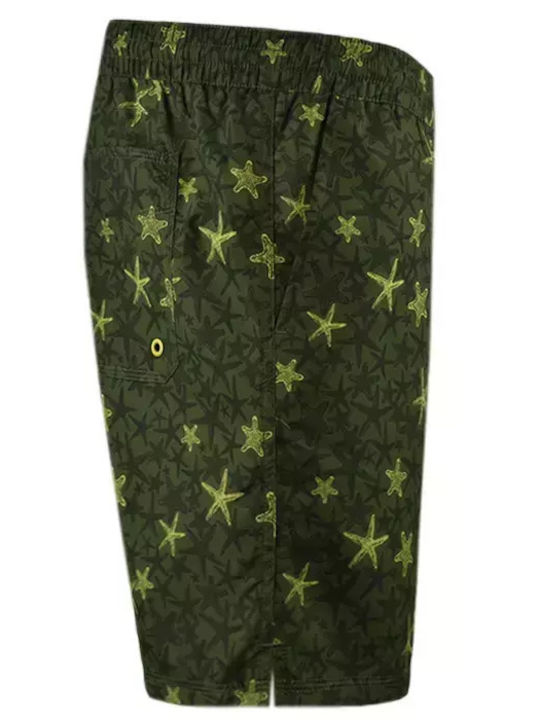 Ανδρικό Μαγιό Σορτς Λαδί Camo